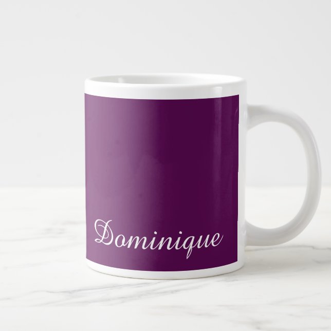 Pum Perfection - individualisierbarer Name Riesenk Jumbo-Tasse (Rechts)
