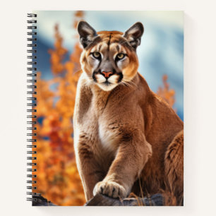 Puma Animal Wildlife Wilderness Frische Pasta mach Notizbuch