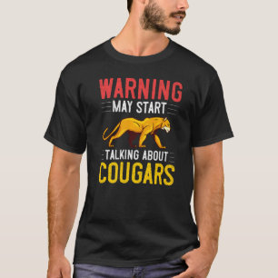 Puma Berglöwe Tier Katze Kopf Süße Wildkatze T-Shirt