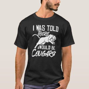 Puma Berglöwe Tier Katzenkopf Süße Wildkatze T-Shirt