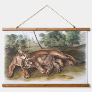 Puma Duo Wandteppich Mit Holzrahmen
