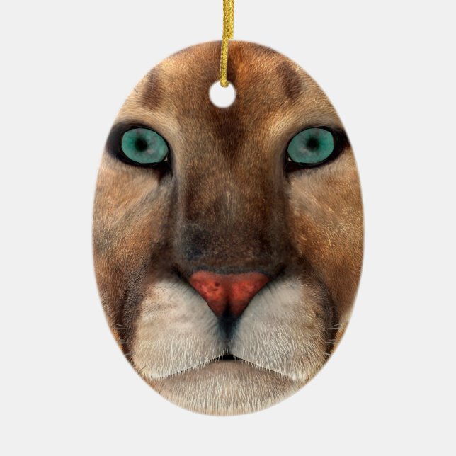 Puma Keramik Ornament (Vorne)