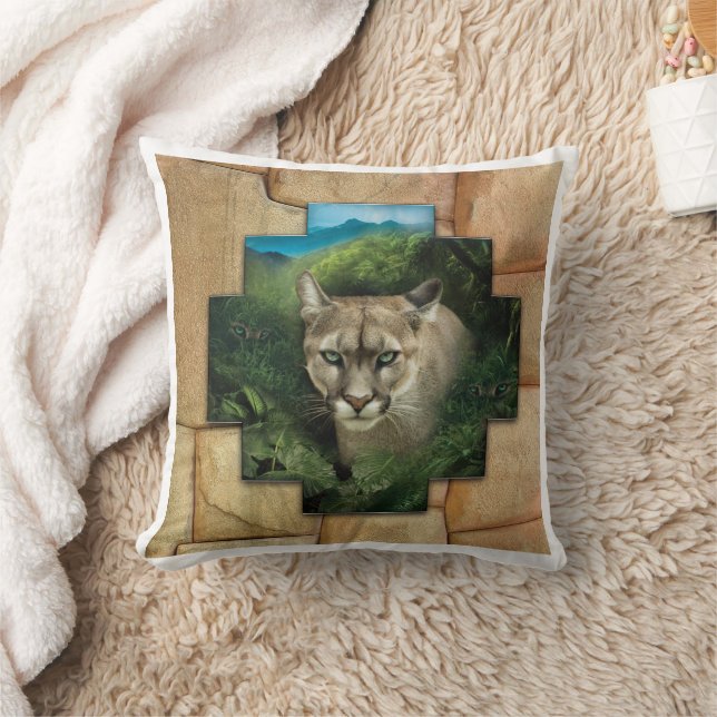 Puma - Kissen (Decke)