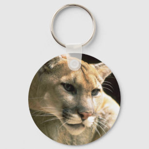 Puma-Kopf Schlüsselanhänger
