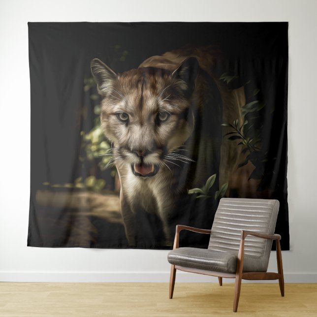 Puma Wandteppich (Beispiel (Horizontal))