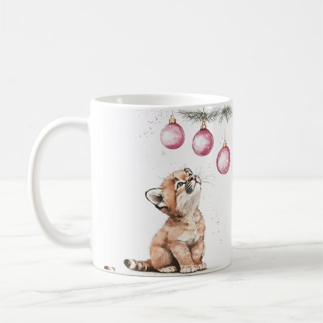 Pumamasse 11oz matte Keramiktasse Kaffeetasse (Links)