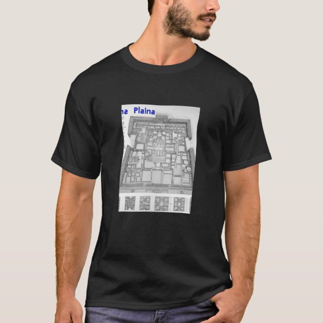 Pumapunku Blueprint Puma Punku Ancient Astronaut T T-Shirt (Vorderseite)