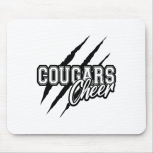 Pumas jubeln zurück zur Schule Cheerleading-Team S Mousepad