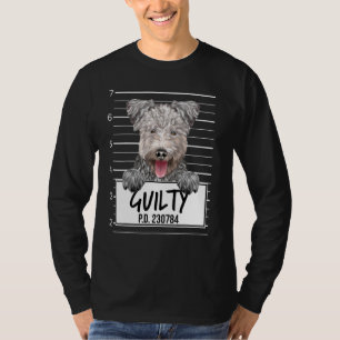 Pumi-Mugshot schuldig Hund T-Shirt