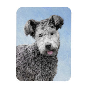 Pumi Painting - Niedliche Original Hunde Kunst Magnet