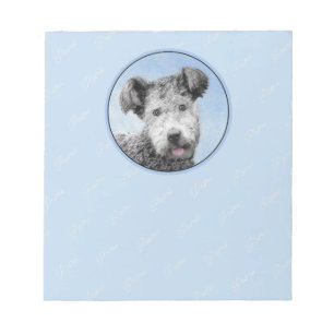 Pumi Painting - Niedliche Original Hunde Kunst Notizblock