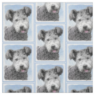 Pumi Painting - Niedliche Original Hunde Kunst Stoff