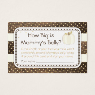 Pumkin Baby Duwer Mommy's Bauchelspiel, Wood Elvor