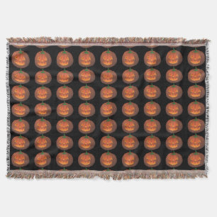 Pumkin Blanket Fun Halloween-Knöcheldekor Decke