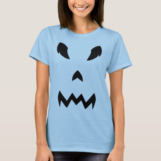 Pumkin Face Halloween Tshirt (Vorderseite)