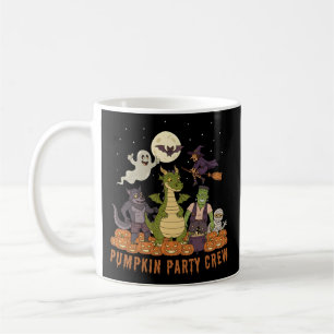 Pumkin Party Crew Halloween Monster Friends Squad Kaffeetasse