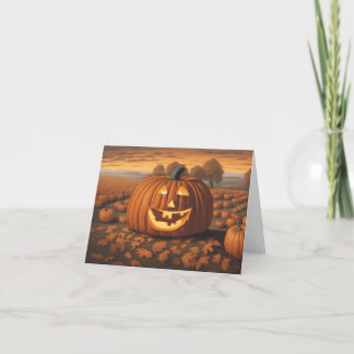 Pumkin Patch Halloween Card Karte