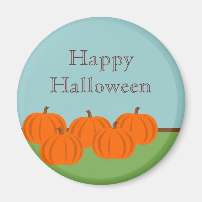 Pumkin Patch Halloween Magnet (Vorne)