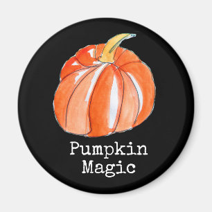 Pumkin schwarz-orange Halloween Thema Magnet