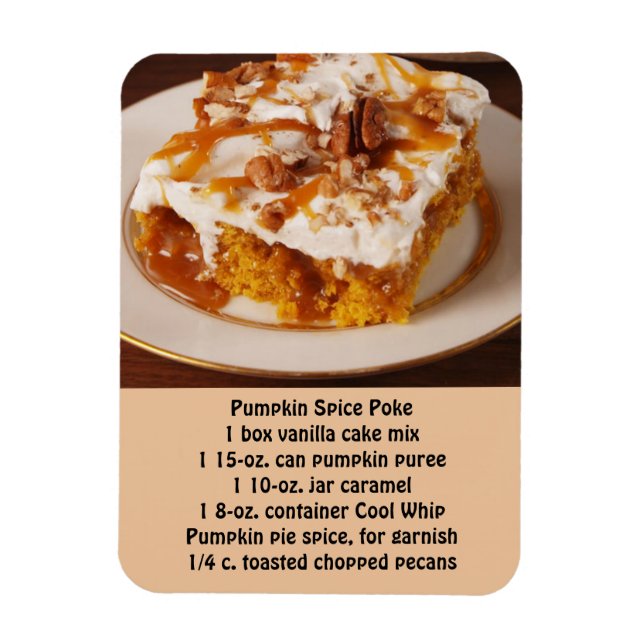 Pumkin Spice Poke Magnet (Vertikal)