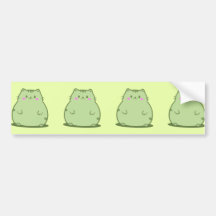 Pummelige Matcha-Grüne Kitty