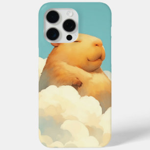 Pummeliger Capybara ruht auf einer Wolke Case-Mate iPhone Hülle