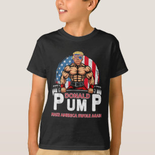 Pump America Swole Wieder Funny Trump 2024 T-Shirt