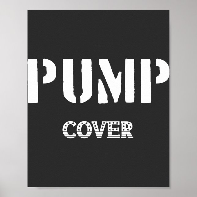 Pump Cover Gym Workout Fitness Poster (Vorne)