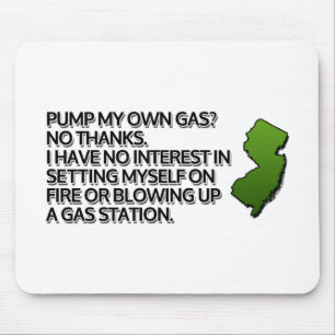 Pump mein eigenes Gas? Nein Danke. Mousepad