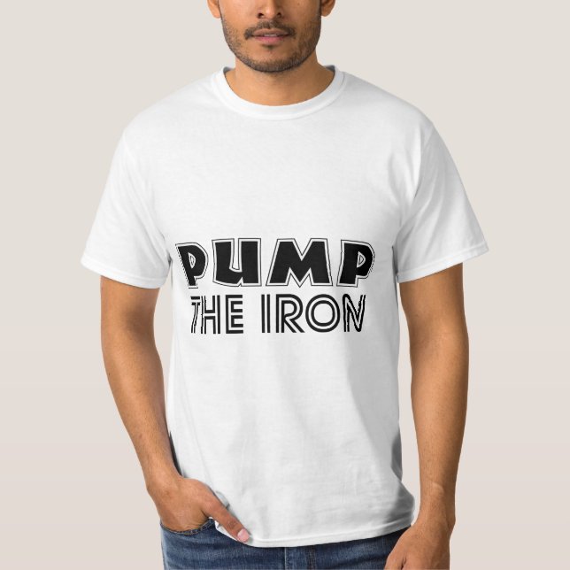 Pump the Eisen Pump Cover Gym Workout Shirt (Vorderseite)