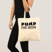 Pump the Eisen Pump Cover Gym Workout Tote Bag