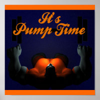 Pump Time Weightlift Poster