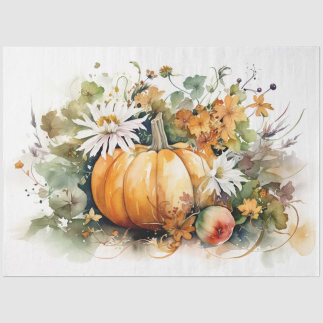 Pumpen und Florals 1 Dekoupage Paper Seidenpapier (Vorderseite)