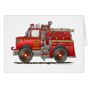 Pumper-Rettungs-Löschfahrzeug-Feuerwehrmann