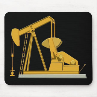 pumpjack Schwarzes Mousepad