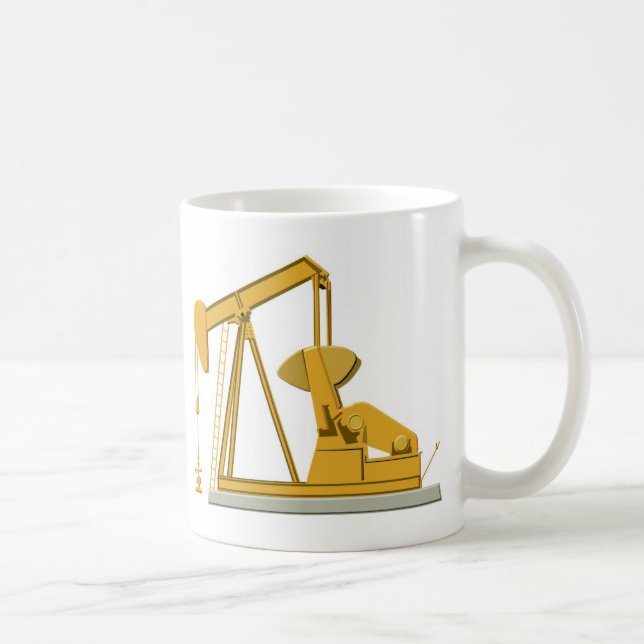 pumpjack zazzle kaffeetasse (Rechts)