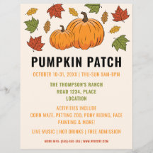 Pumpketten und Autumn lassen Custom Pumpkin Patch