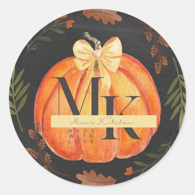Pumpkettensticker Runder Aufkleber (Vorderseite)