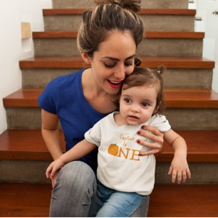 Pumpkin 1. Geburtstag Baby T - Shirt