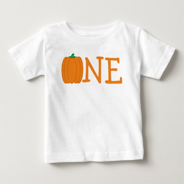 Pumpkin 1. Geburtstag Baby T-shirt (Vorderseite)