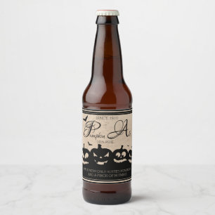 Pumpkin Ale Label Bierflaschenetikett