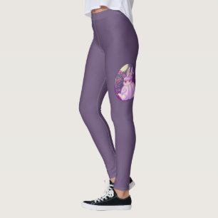 Pumpkin Anzug Weißer Kaninchen in Moonlight Armat Leggings