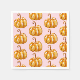 Pumpkin Art Paper Napkins Serviette