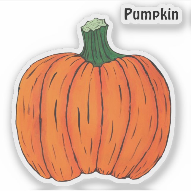 Pumpkin Aufkleber (Vorderseite)