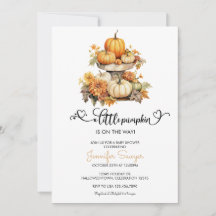 Pumpkin Autumn Babydusche
