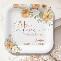 Pumpkin Baby Dusche Fall in Liebe Boho Papier