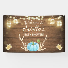 Pumpkin Baby Dusche Hintergrund Banner Herbst Herb