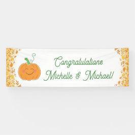 Pumpkin Baby Dusche Niedlicher Fall Banner