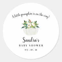 Pumpkin Baby Dusche