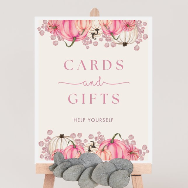 Pumpkin Baby-Duschkarten und Geschenkssignatur Poster (Von Creator hochgeladen)